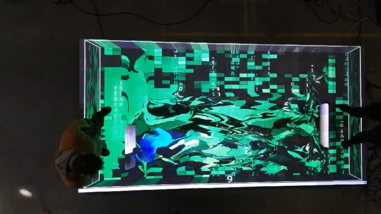 Detalle 3D: flor y camino